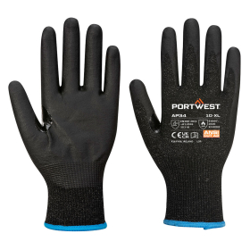 Rukavica LR15 Nitrile Foam Touchscreen (Pk12) Crna L PORTWEST AP34K8RL