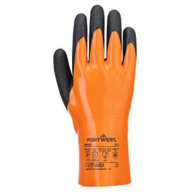 Rukavica Grip 15 Nitrile Double Narančasta/Crna S PORTWEST AP36O8RS