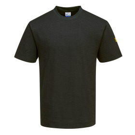 Majica Anti-Static ESD Crna XXL PORTWEST AS20BKRXXL