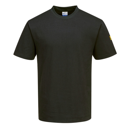 Majica Anti-Static ESD Crna XXL PORTWEST AS20BKRXXL
