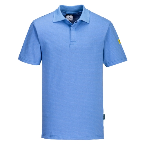 Polo majica Anti-Static ESD Hamilton Blue L PORTWEST AS21HBRL