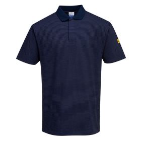 Polo majica Anti-Static ESD Navy S PORTWEST AS21NARS