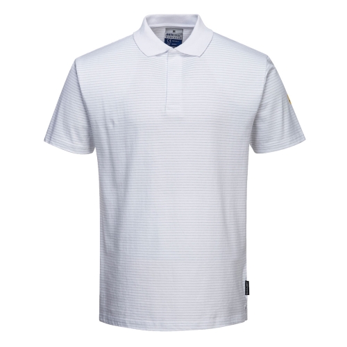Polo majica Anti-Static ESD White S PORTWEST AS21WHRS Polo majica Anti-Static ESD White S PORTWEST AS21WHRS