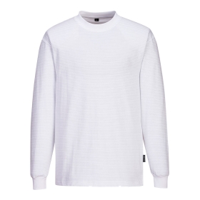 Majica Anti-Static ESD - dugi rukav White S PORTWEST AS22WHRS
