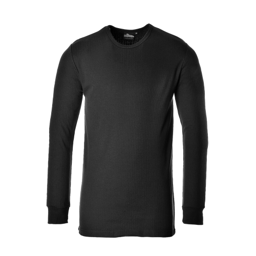Majica Thermal, dugi rukav Crna 4XL PORTWEST B123BKR4XL