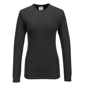 Ženska majica Thermal, dugi rukav Crna M PORTWEST B126BKRM