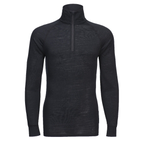 Merino Wool 1/4 Zip Baselayer Top Crna L PORTWEST B184BKRL