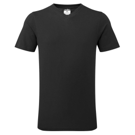 Majica V-Neck Cotton Crna S PORTWEST B197BKRS
