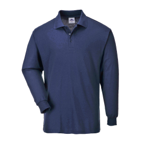Polo majica Genoa, dugi rukav Navy S PORTWEST B212NARS