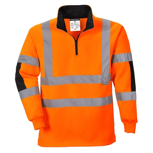 Majica Xenon Hi-Vis Rugby Narančasta S PORTWEST B308ORRS