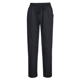 Hlače Cotton Mesh Air Chef Crna M PORTWEST C076BKRM