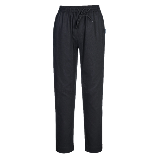Hlače Cotton Mesh Air Chef Crna M PORTWEST C076BKRM