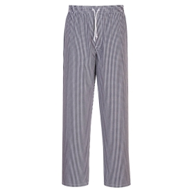 Kuharske hlače Bromley Blue Check Tall XXXL PORTWEST C079CHTXXXL