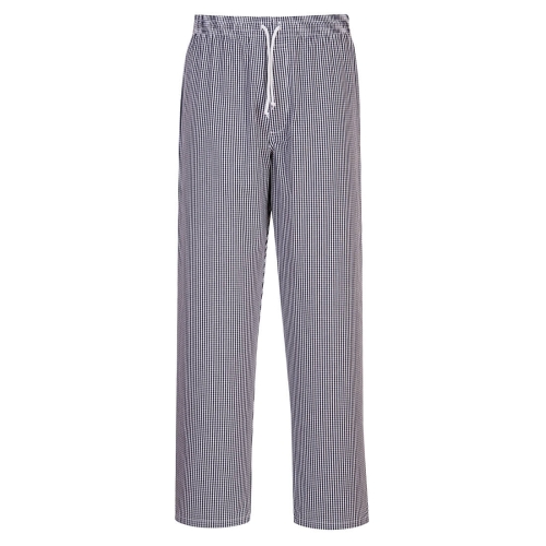 Kuharske hlače Bromley Blue Check Tall XXXL PORTWEST C079CHTXXXL