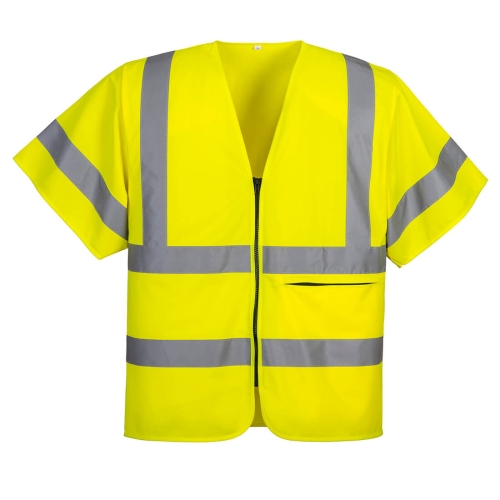 Prsluk Hi-Vis Band and Brace Zip S/S  Žuta M PORTWEST C372YERM
