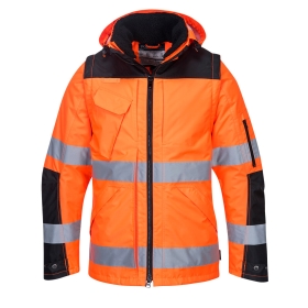 Jakna Hi-Vis Contrast Winter Pro 3-u-1 Narančasta/Crna XXL PORTWEST C469OBRXXL