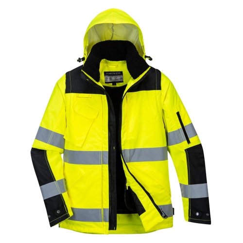 Jakna Hi-Vis Contrast Winter Pro 3-u-1 Žuta/Crna XXXL PORTWEST C469YBRXXXL Jakna Hi-Vis Contrast Winter Pro 3-u-1 Žuta/Crna XXXL PORTWEST C469YBRXXXL