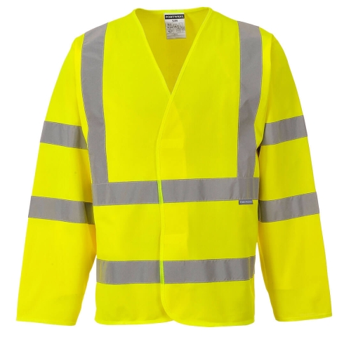 Prsluk s rukavima Hi-Vis Band and Brace L/S Žuta S/M PORTWEST C473YERS/M Prsluk s rukavima Hi-Vis Band and Brace L/S Žuta S/M PORTWEST C473YERS/M