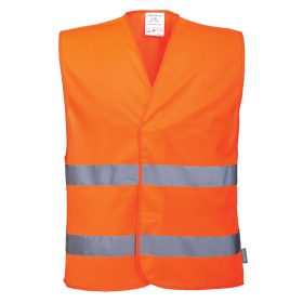 Prsluk Hi-Vis Two Band  Narančasta XX/3X PORTWEST C474ORRXX/3X