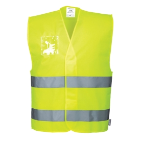 Prsluk Hi-Vis Two Band Dual ID Holder  Žuta L/XL PORTWEST C475YERL/XL