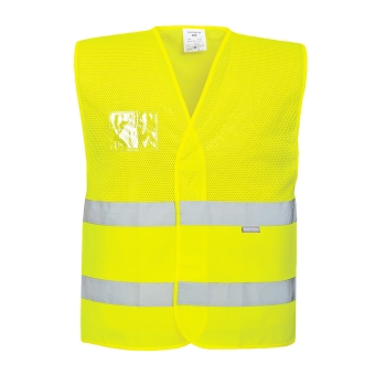 Prsluk Hi-Vis Half Mesh Two Band  Žuta S/M PORTWEST C494YERS/M