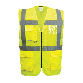 Prsluk Madrid Hi-Vis Half Mesh Executive  Žuta XS PORTWEST C496YERXS
