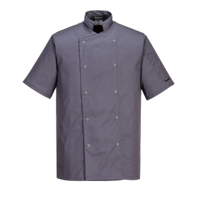 Jakna Cumbria Chefs S/S Slate Grey 4XL PORTWEST C733SGR4XL