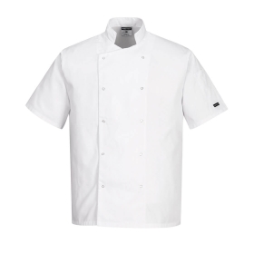 Jakna Cumbria Chefs S/S White XS PORTWEST C733WHRXS