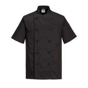 Jakna Kent Chefs S/S Crna L PORTWEST C734BKRL