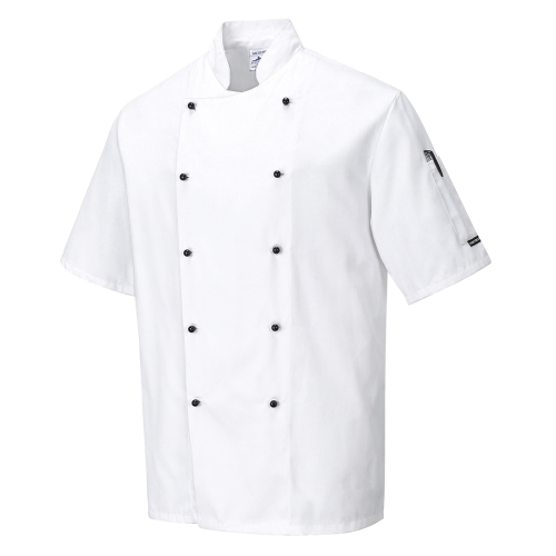 Jakna Kent Chefs S/S White L PORTWEST C734WHRL
