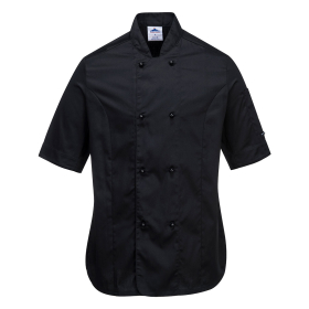 Ženska jakna Rachel Chefs S/S Crna XXL PORTWEST C737BKRXXL
