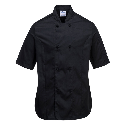 Ženska jakna Rachel Chefs S/S Crna XS PORTWEST C737BKRXS