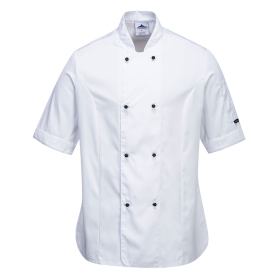 Ženska jakna Rachel Chefs S/S White XXL PORTWEST C737WHRXXL