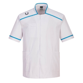 Muška medicinska tunika Bijela/Aqua XL PORTWEST C821WARXL