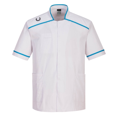 Muška medicinska tunika Bijela/Aqua XL PORTWEST C821WARXL