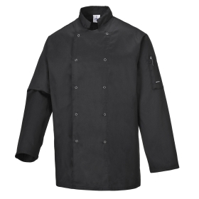Jakna Suffolk Chefs L/S Crna S PORTWEST C833BKRS