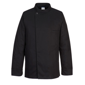 Jakna Surrey Chefs L/S Crna XXL PORTWEST C835BKRXXL