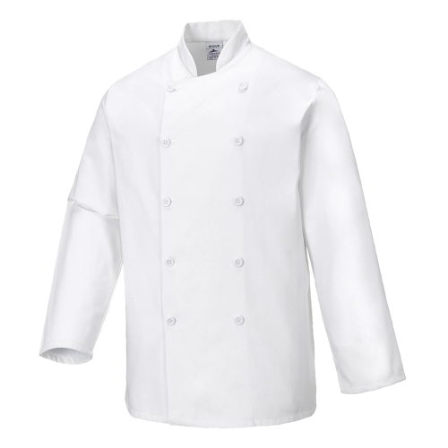 Jakna Sussex Chefs L/S White XXXL PORTWEST C836WHRXXXL Jakna Sussex Chefs L/S White XXXL PORTWEST C836WHRXXXL