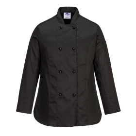 Ženska jakna Rachel Chefs L/S Crna XS PORTWEST C837BKRXS