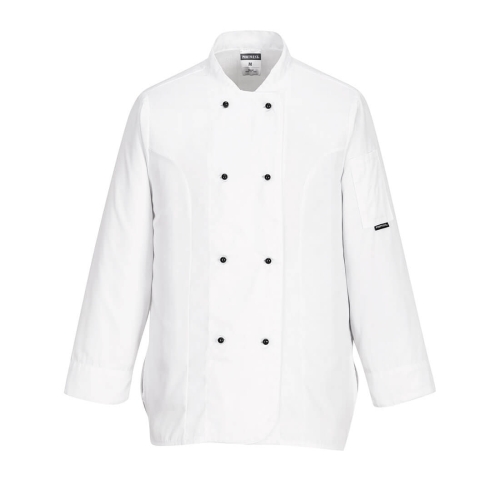 Ženska jakna Rachel Chefs L/S White XS PORTWEST C837WHRXS Ženska jakna Rachel Chefs L/S White XS PORTWEST C837WHRXS