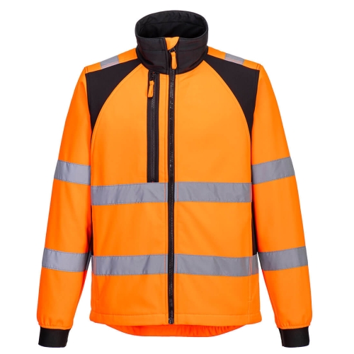 WX2 Jakna Eco Hi-Vis Softshell (2L) Narančasta/Crna XL PORTWEST CD875OBRXL
