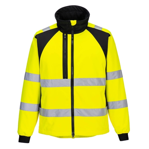 WX2 Jakna Eco Hi-Vis Softshell (2L) Žuta/Crna L PORTWEST CD875YBRL