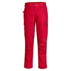 WX2 Hlače Eco Stretch Trade Deep Red 36 PORTWEST CD881DRR36