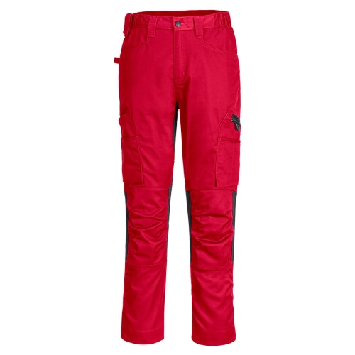 WX2 Hlače Eco Stretch Trade Deep Red 38 PORTWEST CD881DRR38