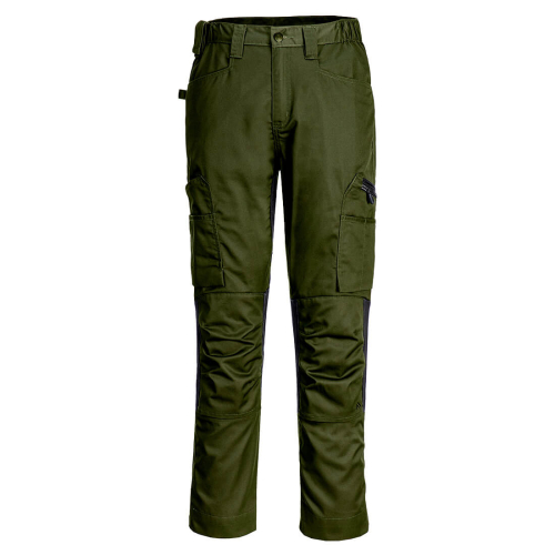 WX2 Hlače Eco Stretch Trade Olive Green 36 PORTWEST CD881OGR36