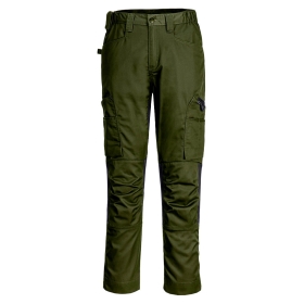 WX2 Hlače Eco Stretch Trade Olive Green 32 PORTWEST CD881OGR32