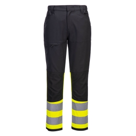 WX2 Hlače Eco Service Hi-Vis Class 1 Žuta/Crna 32 PORTWEST CD888YBR32