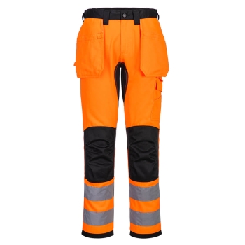 WX2 Hlače Eco Hi-Vis Holster Pocket Narančasta/Crna 46 PORTWEST CD889OBR46