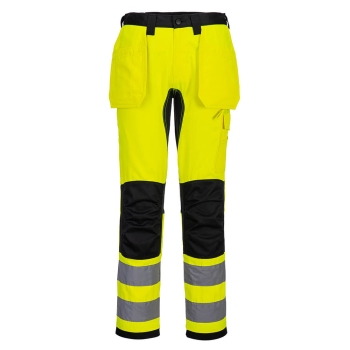 WX2 Hlače Eco Hi-Vis Holster Pocket Žuta/Crna 28 PORTWEST CD889YBR28