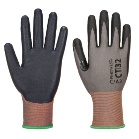 Rukavica CT Cut C18 Nitrile Siva/Crna XS PORTWEST CT32G8RXS